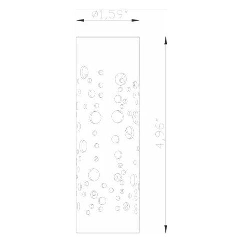 Lumien Micro, Pendant Component, 5" Twilight Shroud