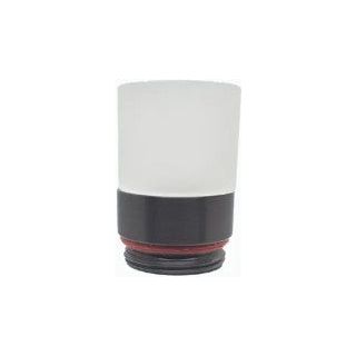 Lumien Accessory. Brass Nano Bollard Component, 360 Frosted with No Topper