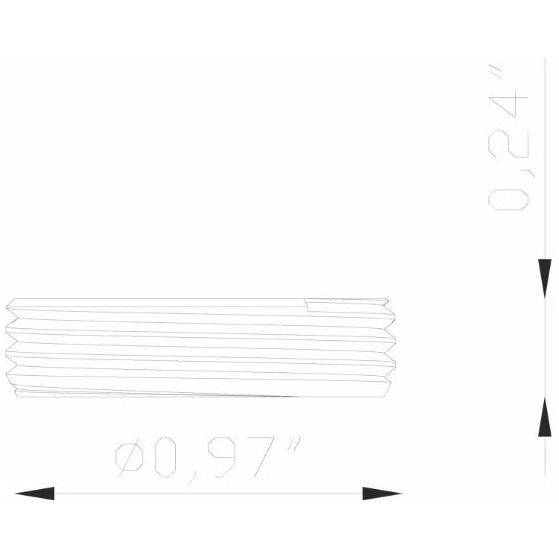 Lumien Accessory, Nano, Threaded Ring for Pendant, Lens Holder