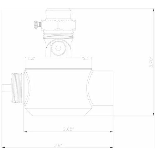 Lumien Accessory, Catenary, Hub with Lock Screw