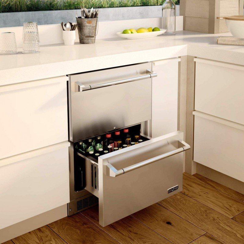 Lynx | 24" 5.0 Cu. Ft. Double Drawer Refrigerator
