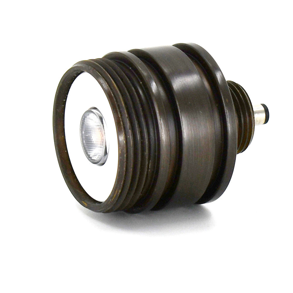Lumien Brass Micro Module, 5.5 Watts, 435 Lumens, 10-15V, 60 Beam Spread, 2700K, Antique Finish