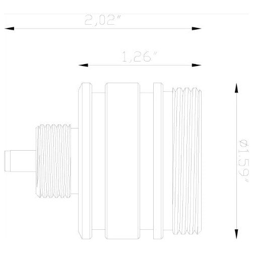 Lumien Black Aluminum Micro Module, 3.5 Watts, 325 Lumens, 10-15V, 40 Beam Spread, 3000K