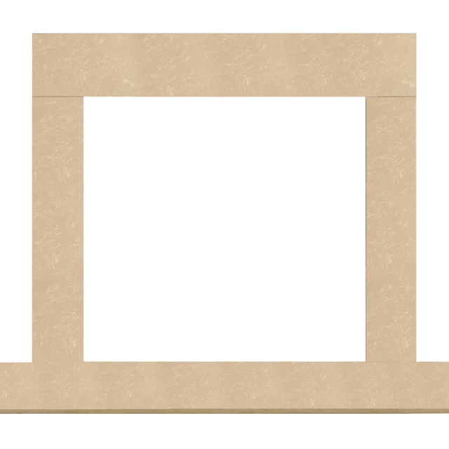 Majestic MBBEEMS3PK1 beige stone surround, Set 3