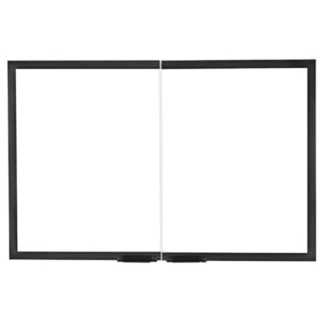 Majestic GGD36BK-B gasketed cabinet-style glass door for Sovereign 36 heat circulating