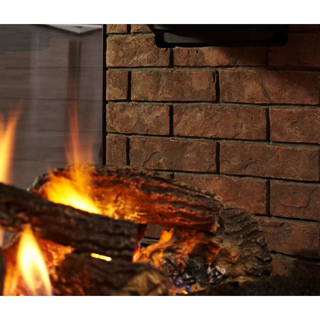 Majestic Weathered Traditional Brick Interior Liner for 36" See-Through Multi-Sided Fireplace WTB36-ST