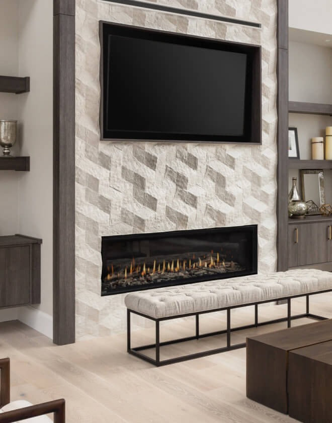 Montigo Distinction 63 Single-Sided Direct-Vent Gas Fireplace - D6315NI-2