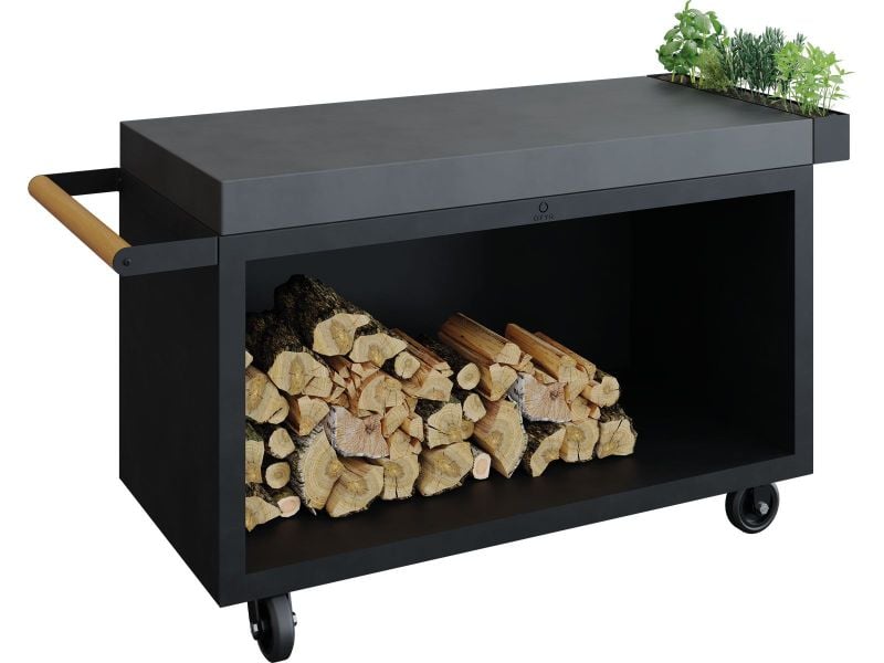 Ofyr Mise en Place Table Black 135 PRO Dark Grey Ceramic