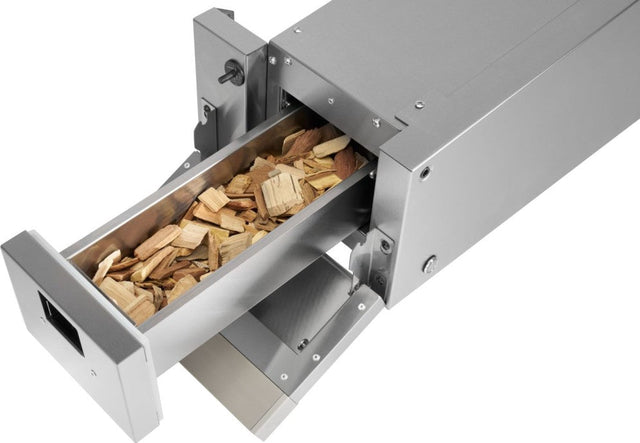 Napoleon GASM001 electric smoker attachment for Prestige PRO 500VX with removable wood-chip drawer