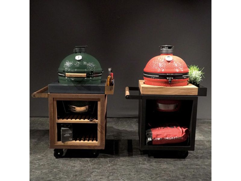 Ofyr Kamado Table Corten 65 PRO Concrete BGE