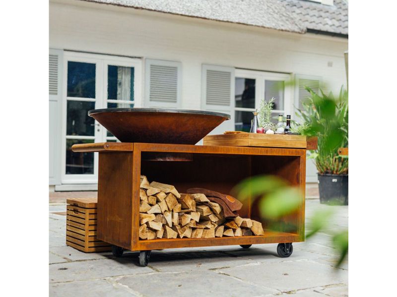 Ofyr Island Corten 100 PRO Teak Wood