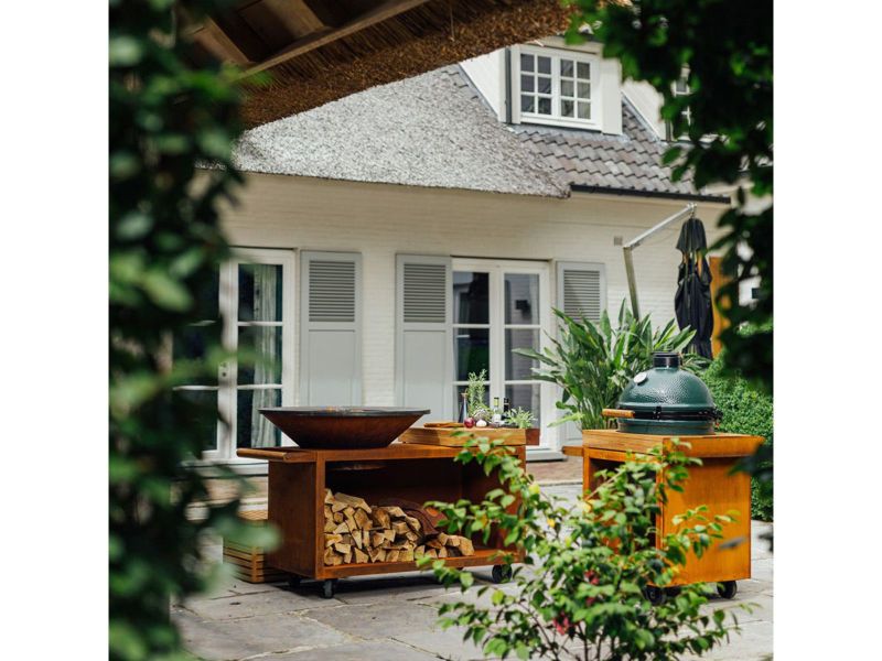 Ofyr Island Corten 100 PRO Teak Wood