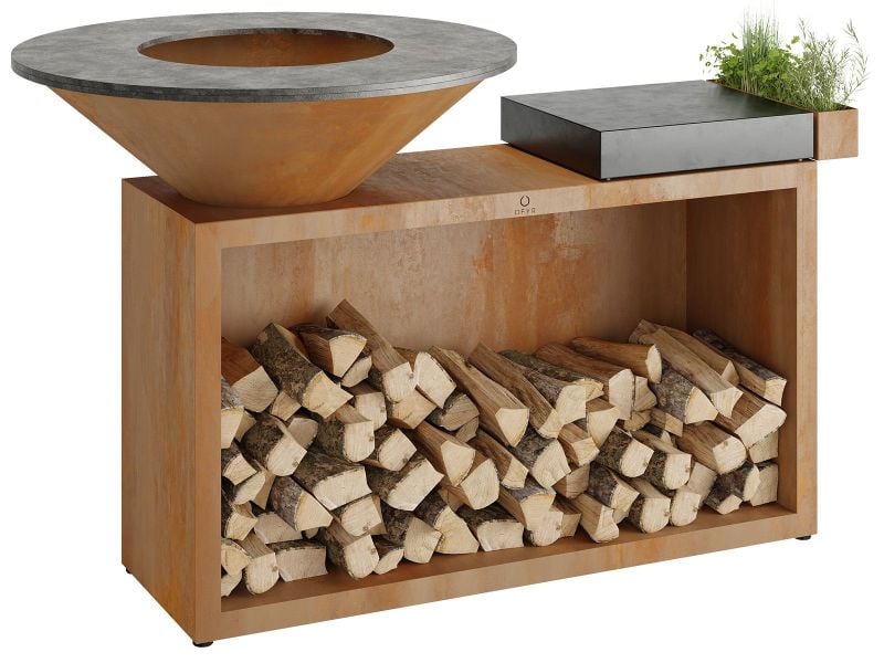 Ofyr Island Corten 85 Ceramic Dark Grey