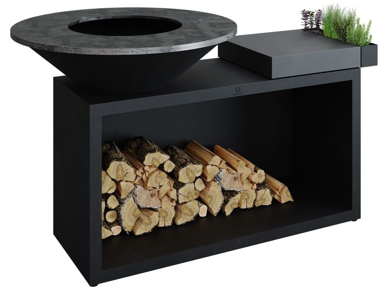 Ofyr Island Black 100 Ceramic Dark Grey