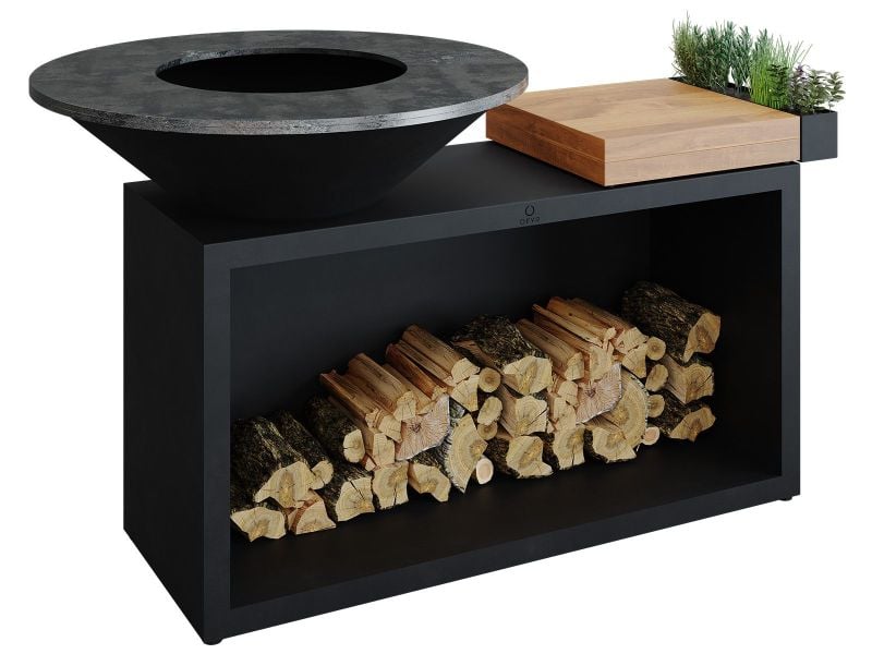 Ofyr Island Black 100 Teak Wood