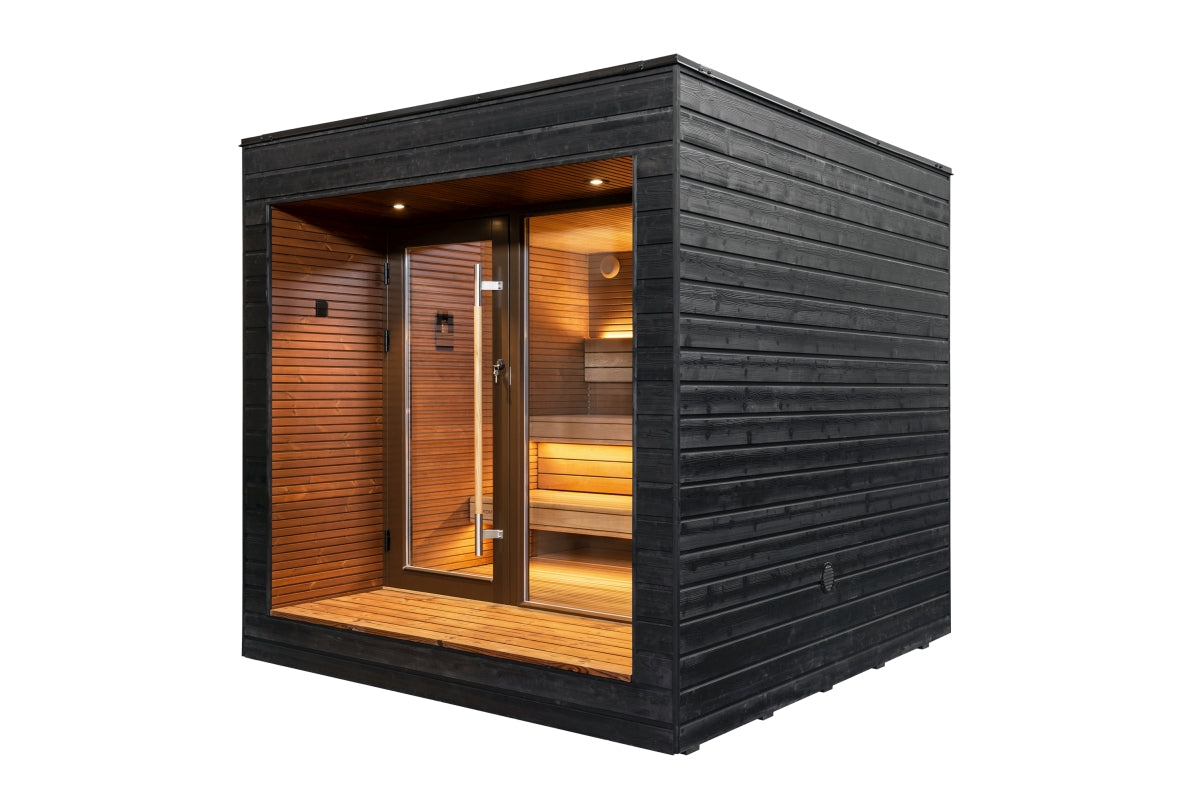 Auroom Arti Outdoor Sauna by Thermory