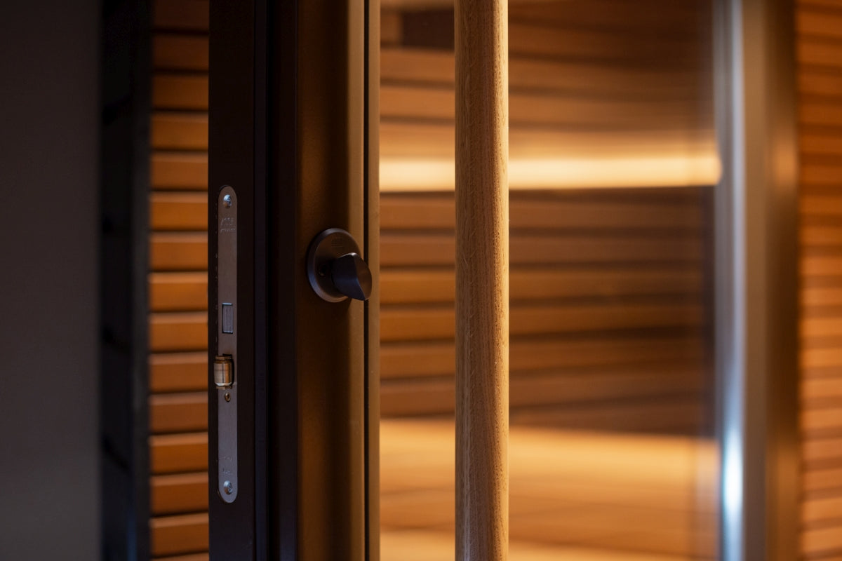 Auroom Arti Outdoor Sauna by Thermory