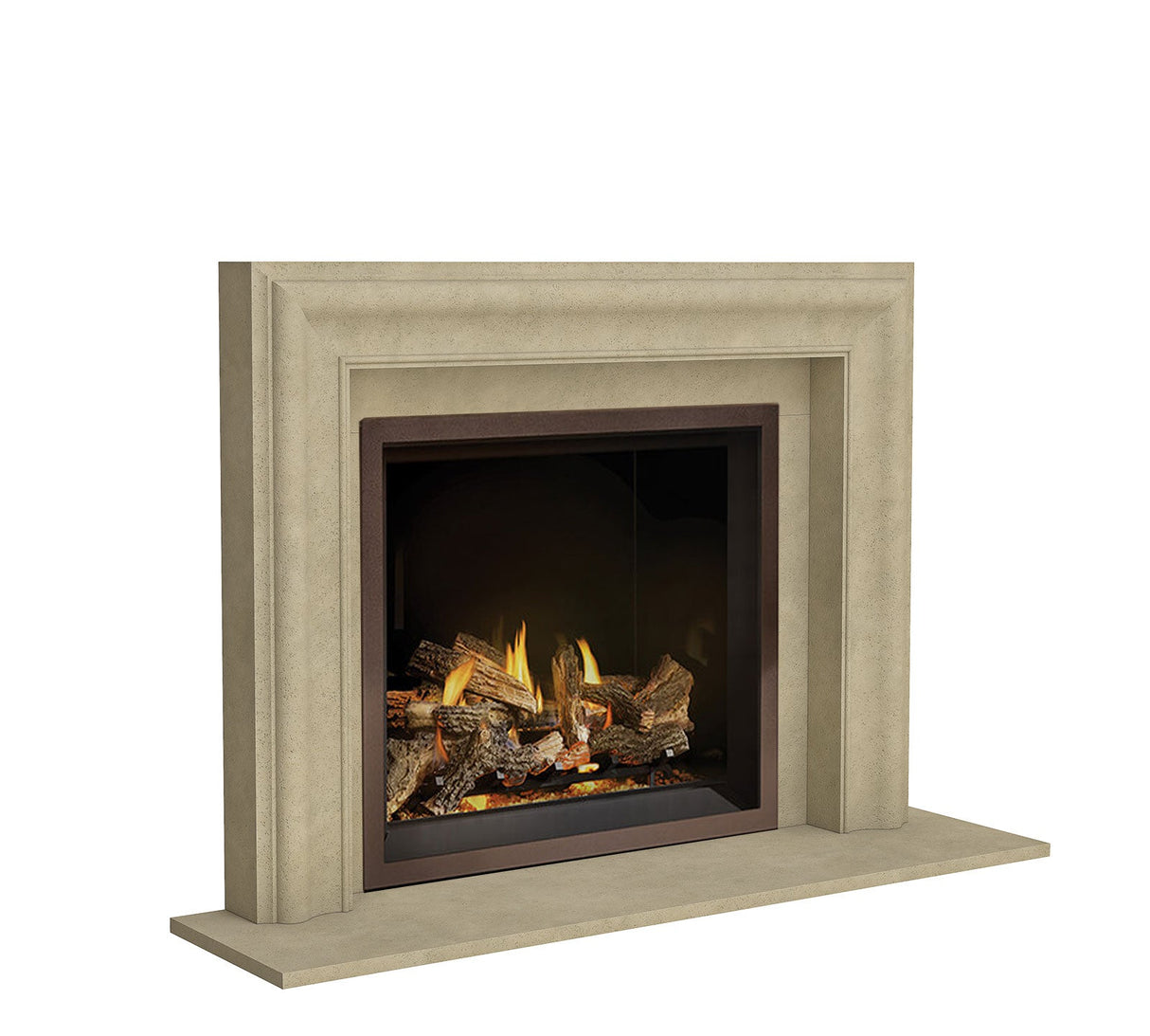 Omega Fireplace Mantel Surround (Cast Stone) 4115.7 GS