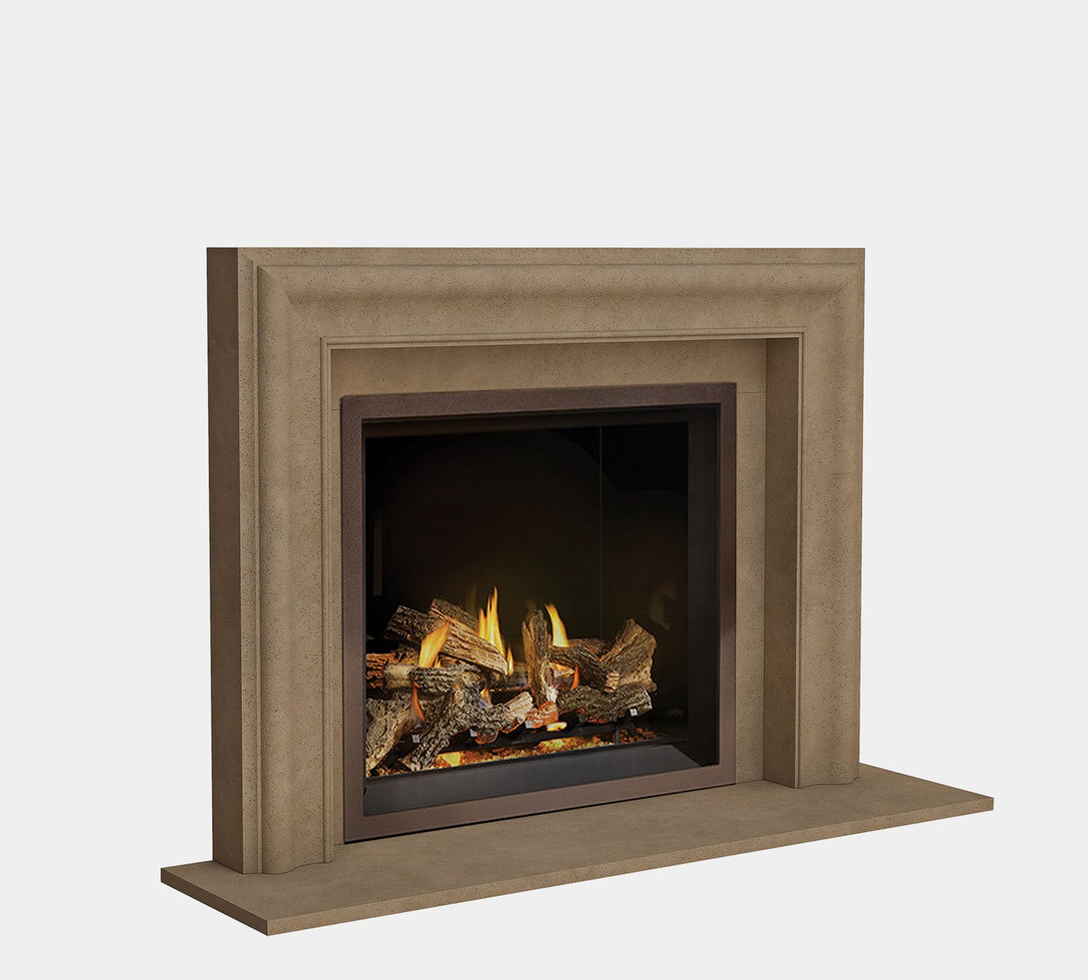 Omega Fireplace Mantel Surround (Cast Stone) 4115.7 GS