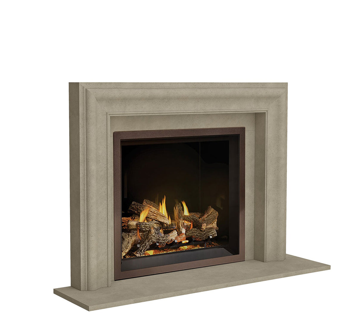 Omega Fireplace Mantel Surround (Cast Stone) 4115.7 GS