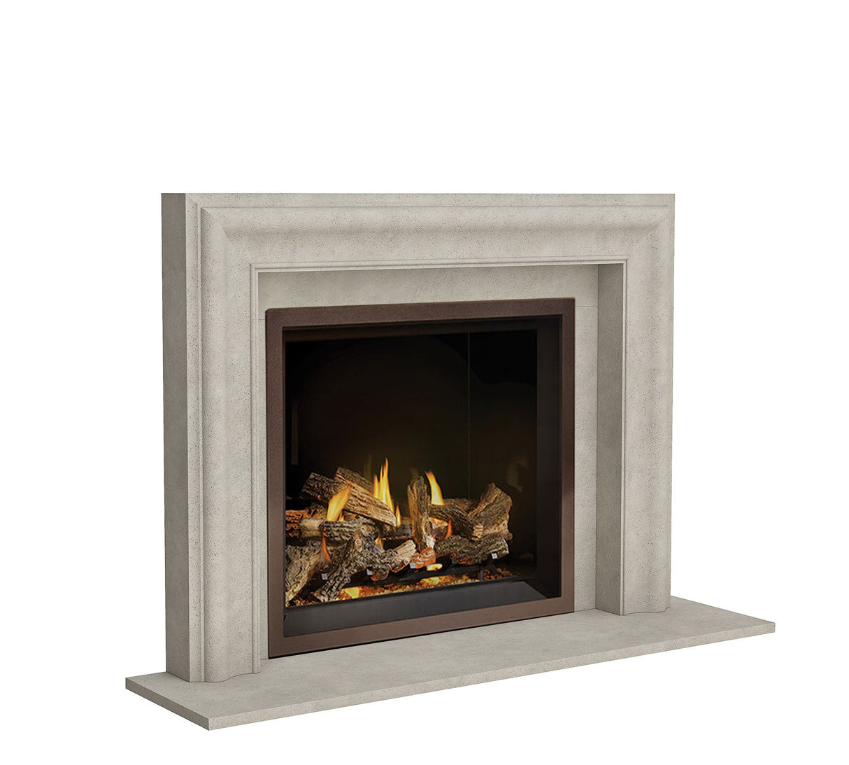 Omega Fireplace Mantel Surround (Cast Stone) 4115.7 GS