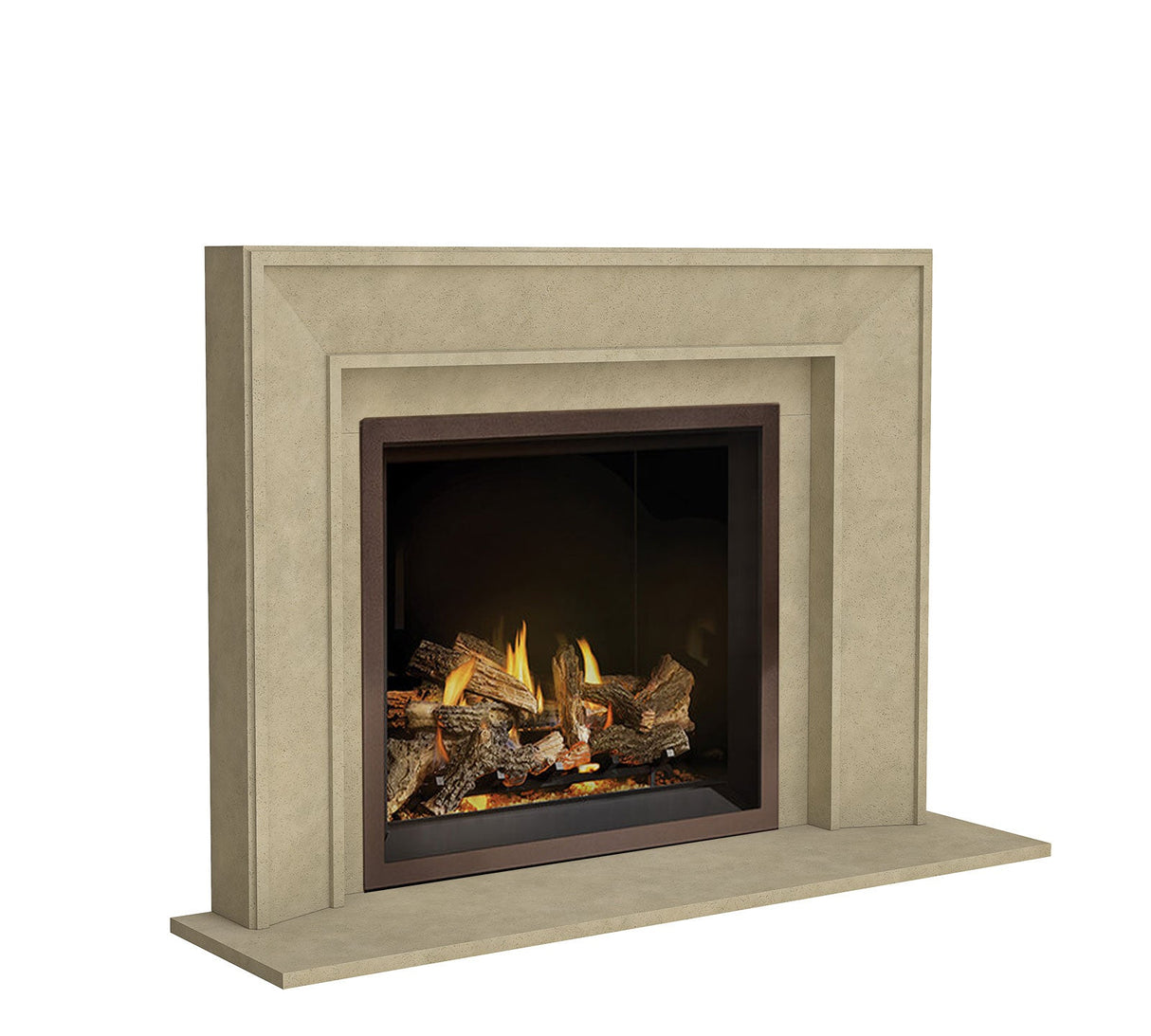 Omega Fireplace Mantel Surround (Cast Stone) 4116.8 GS