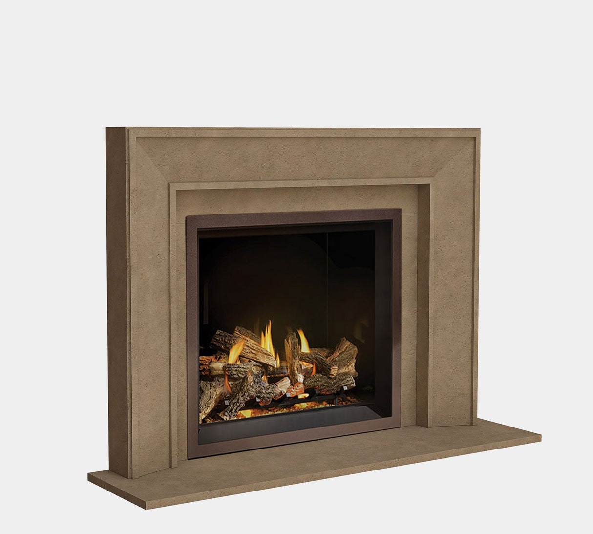 Omega Fireplace Mantel Surround (Cast Stone) 4116.8 GS