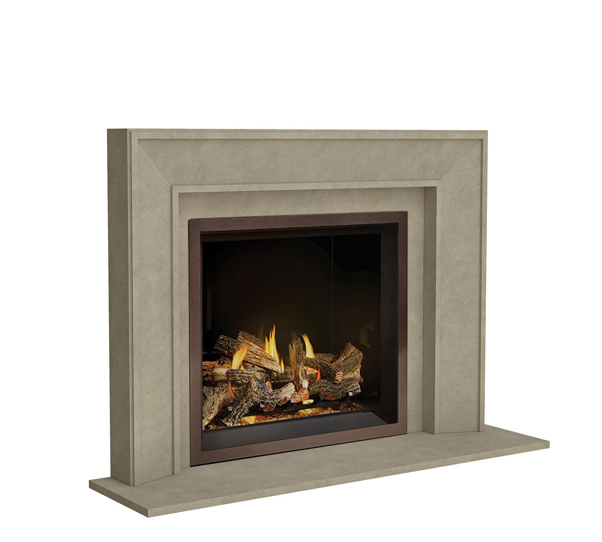 Omega Fireplace Mantel Surround (Cast Stone) 4116.8 GS