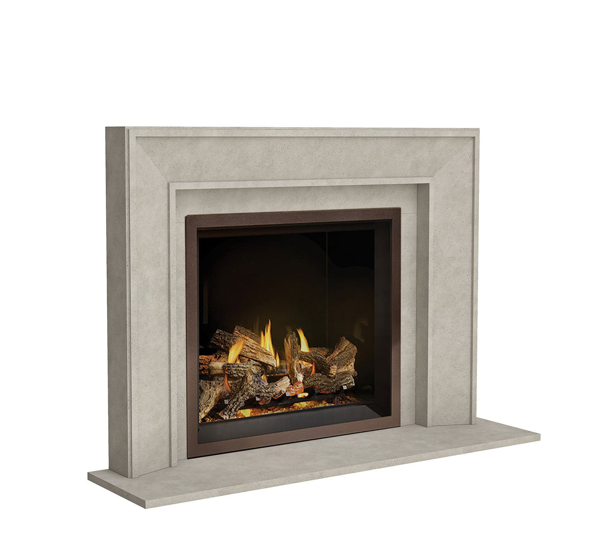 Omega Fireplace Mantel Surround (Cast Stone) 4116.8 GS