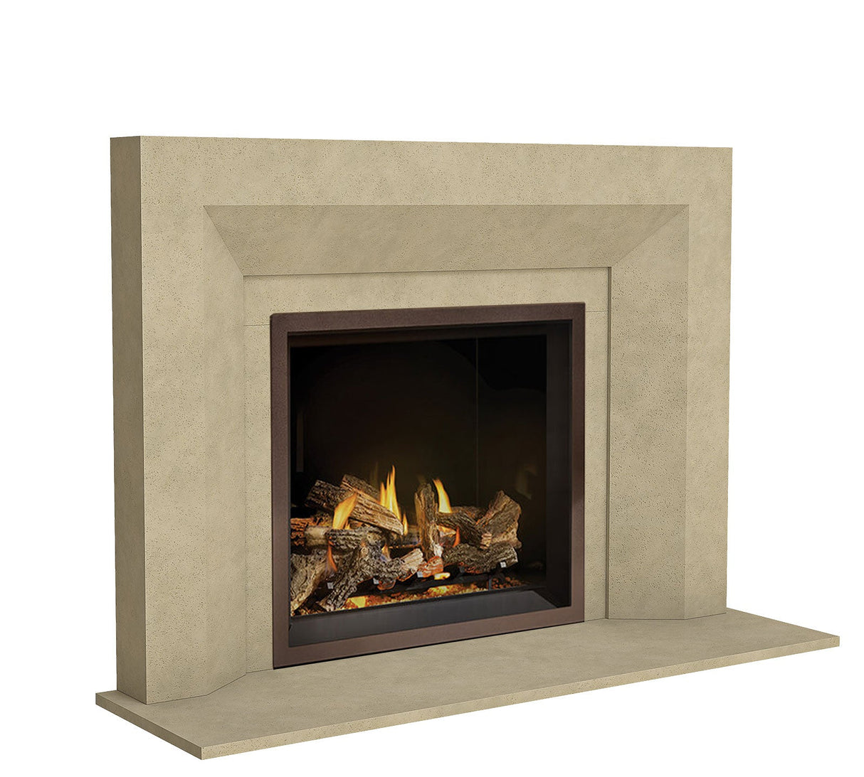 Omega Fireplace Mantel Surround (Cast Stone) 4143.12 GS