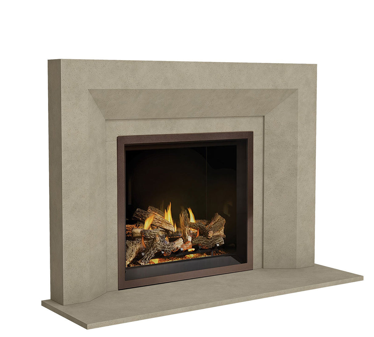 Omega Fireplace Mantel Surround (Cast Stone) 4143.12 GS