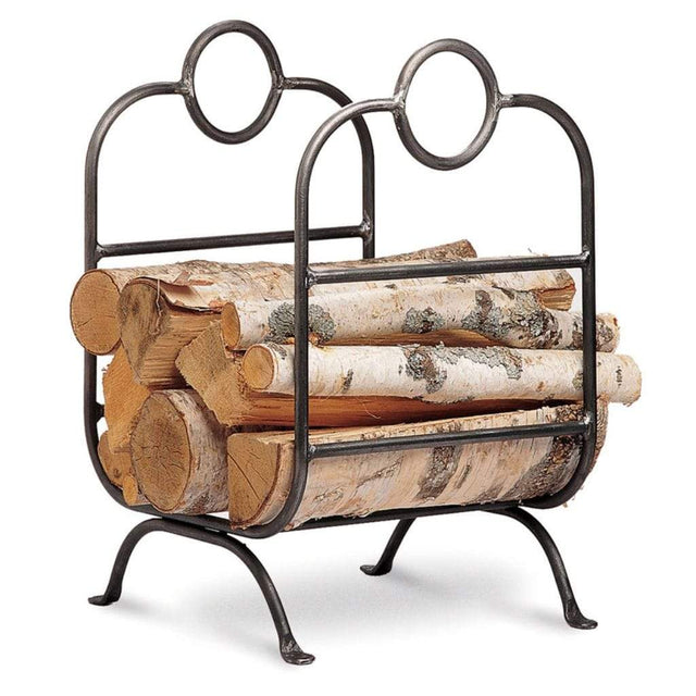 Pilgrim 14 in. Vintage Iron Forged Iron Wood Holder
