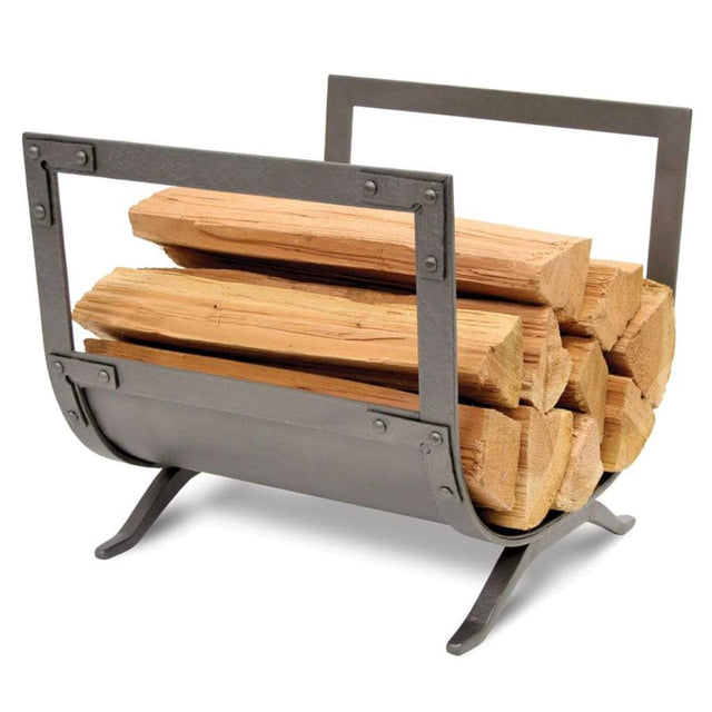 Pilgrim - 15" Natural Iron Forged Iron Wood Holder