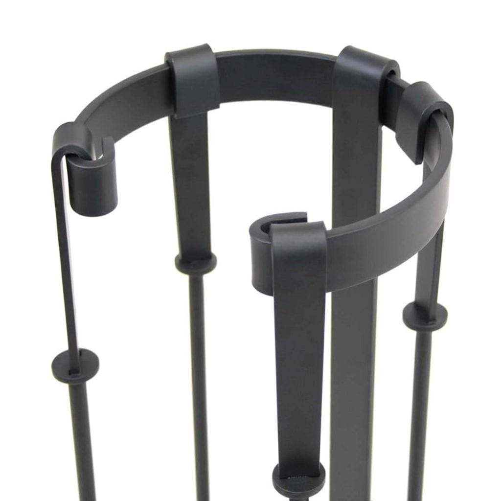 Pilgrim - 22" 4-Piece Black Mid Century Tool Set