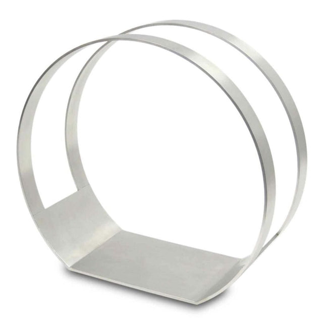 Pilgrim - 24" Stainless Steel Modern Wood Holder