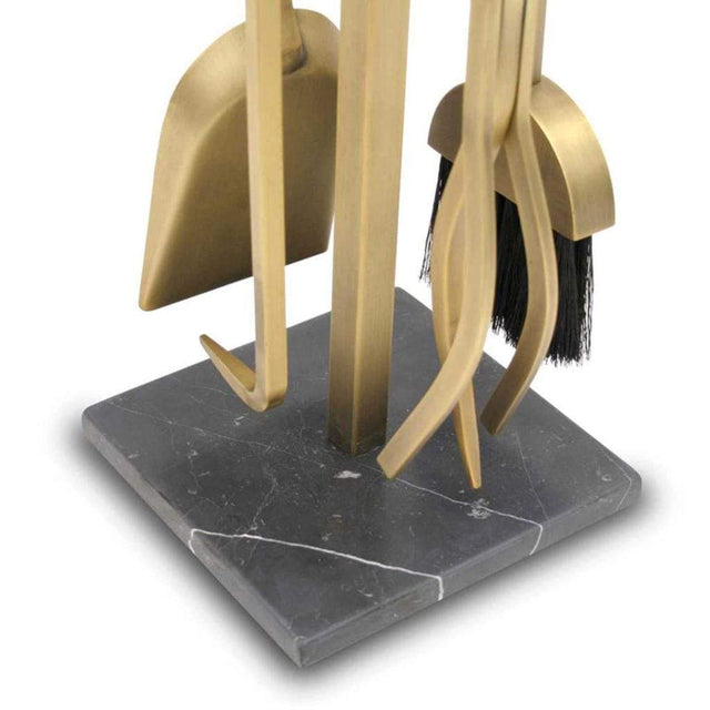 Pilgrim - 33" 4-Piece Burnished Brass Marble – Nero Tool Set