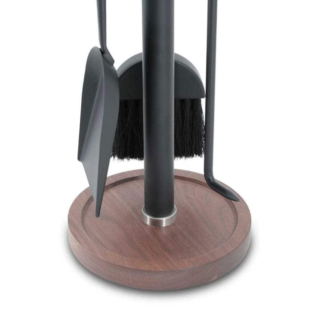 Pilgrim - 34" 4-Piece New Haven Walnut Handle Tool Set Soft Nickel