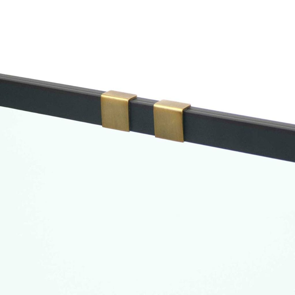 Pilgrim - 39" Black Valiant Single Panel Glass