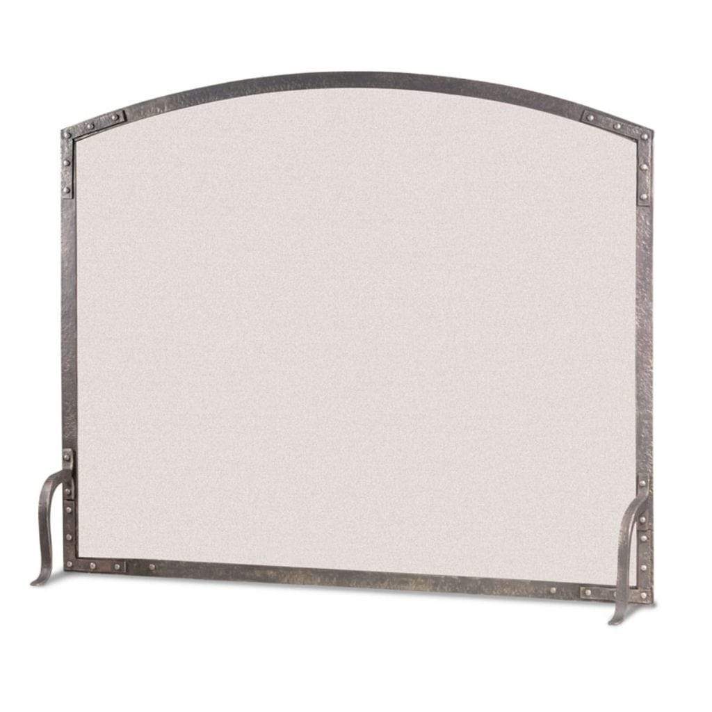 Pilgrim - 42" Forged Iron Arched Single Panel Screen