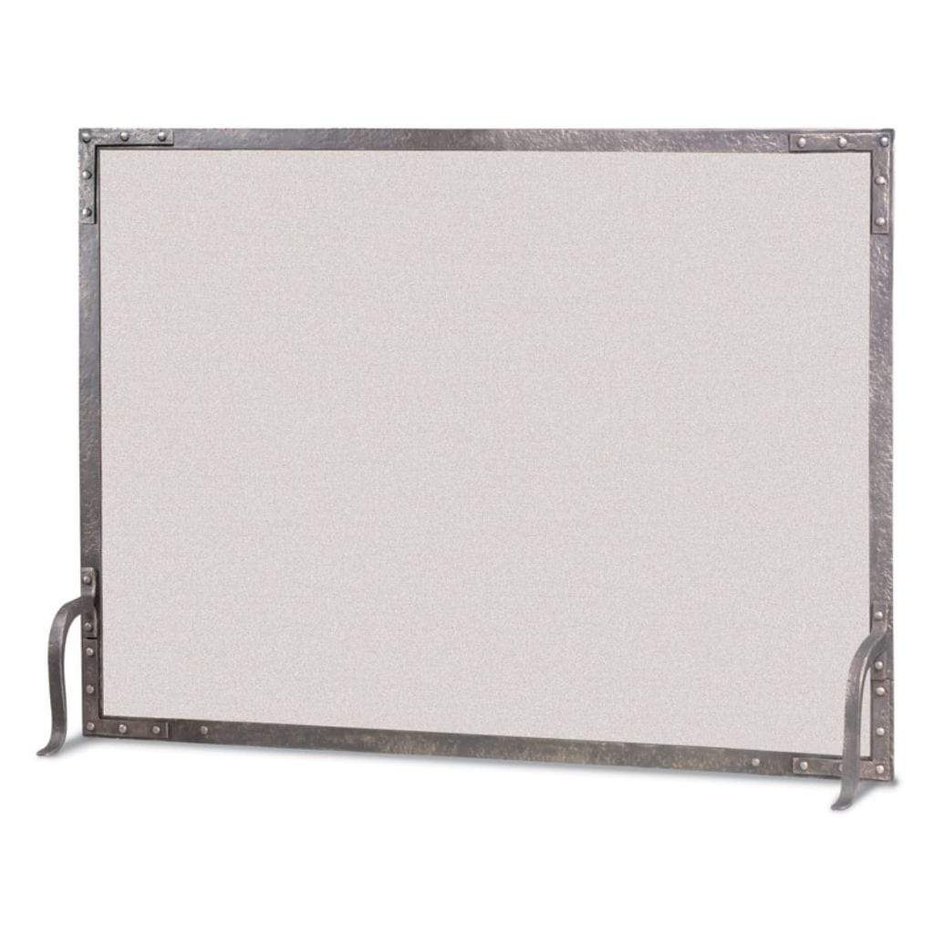 Pilgrim - 42" Forged Iron Flat Single Panel Screen