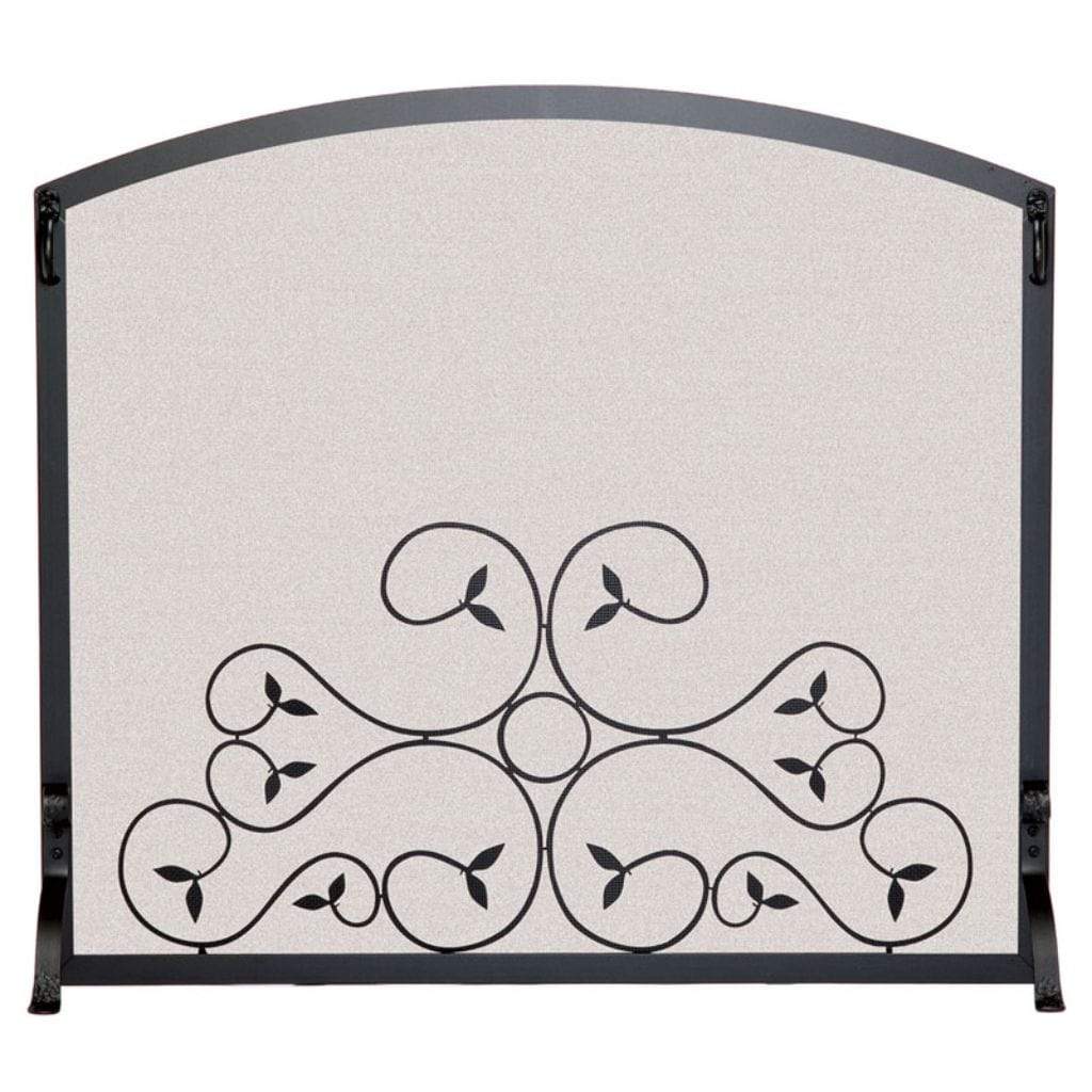 Pilgrim - 44" Matte Black Applique Scroll