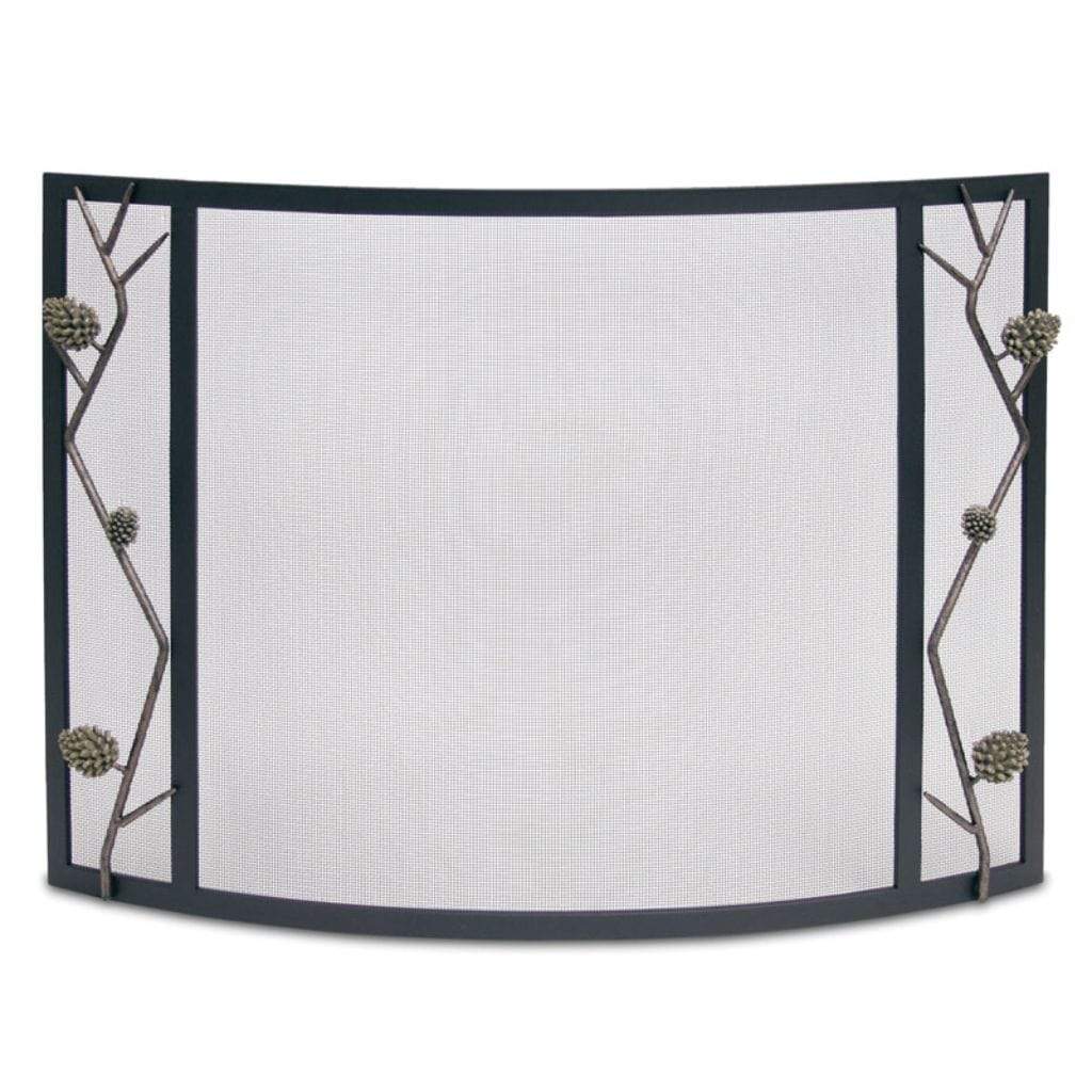 Pilgrim - 44" Matte Black Pine Cone Bowed Screen
