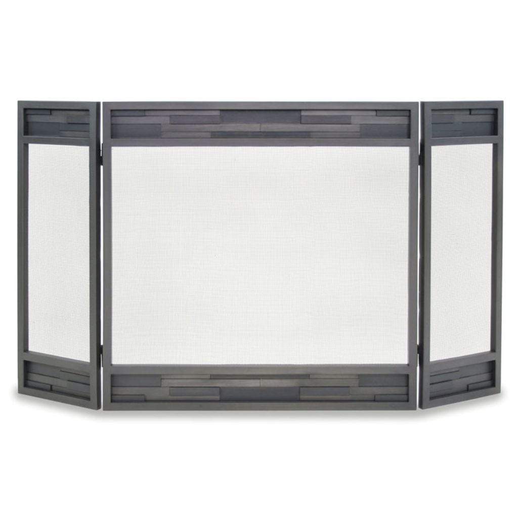 Pilgrim - 48" Natural Iron Lanier Tri Panel Folding Screen