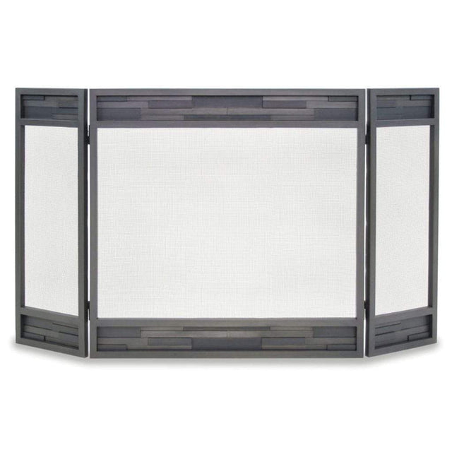 Pilgrim - 48" Natural Iron Lanier Tri Panel Folding Screen