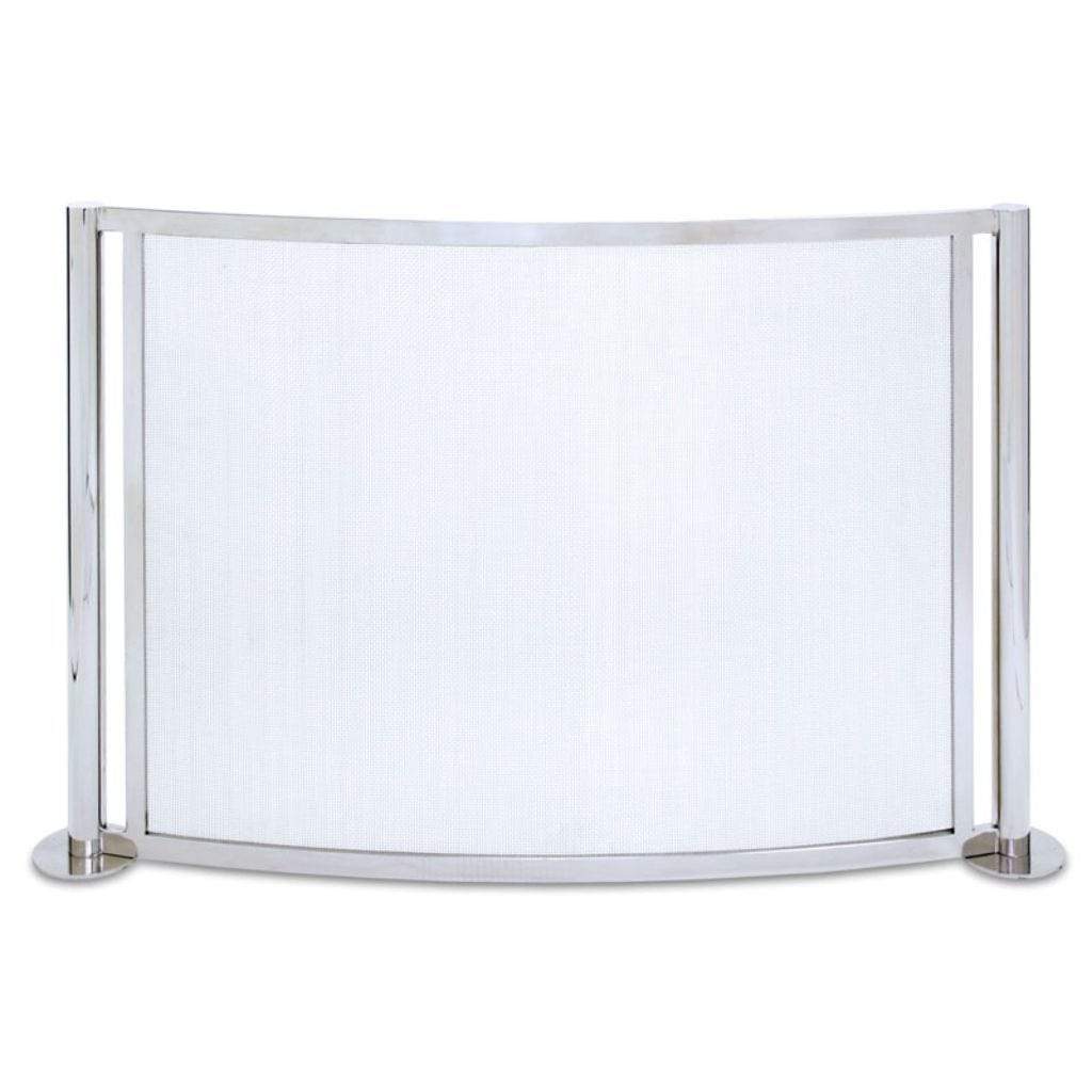 Pilgrim - 48" Polished Nickel Panorama Bowed Screen