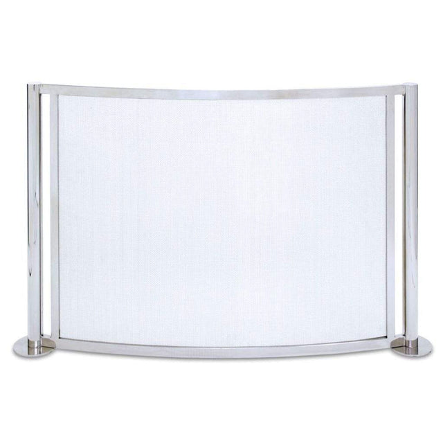 Pilgrim - 48" Polished Nickel Panorama Bowed Screen