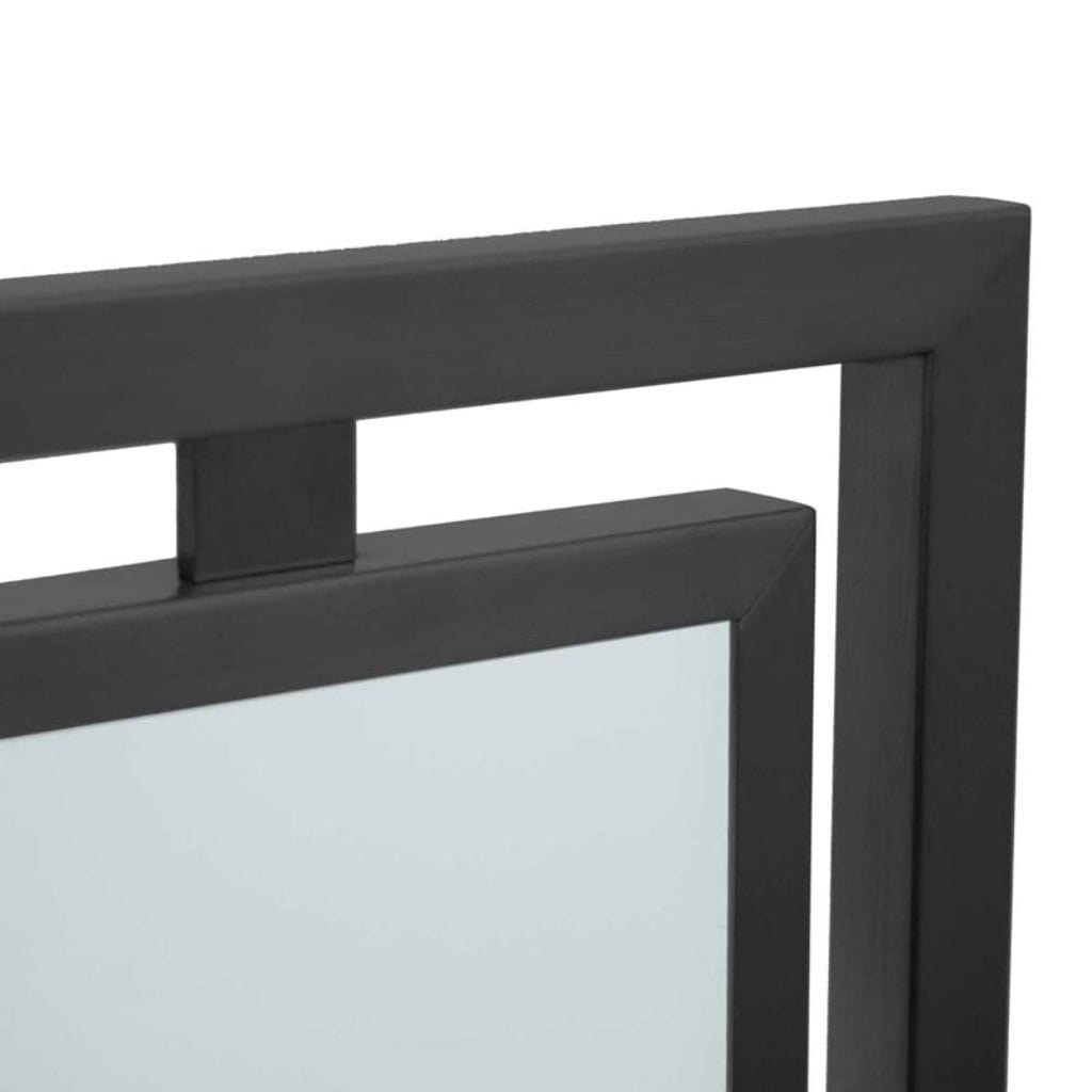 Pilgrim - 50" Black Floating Glass Tri Panel