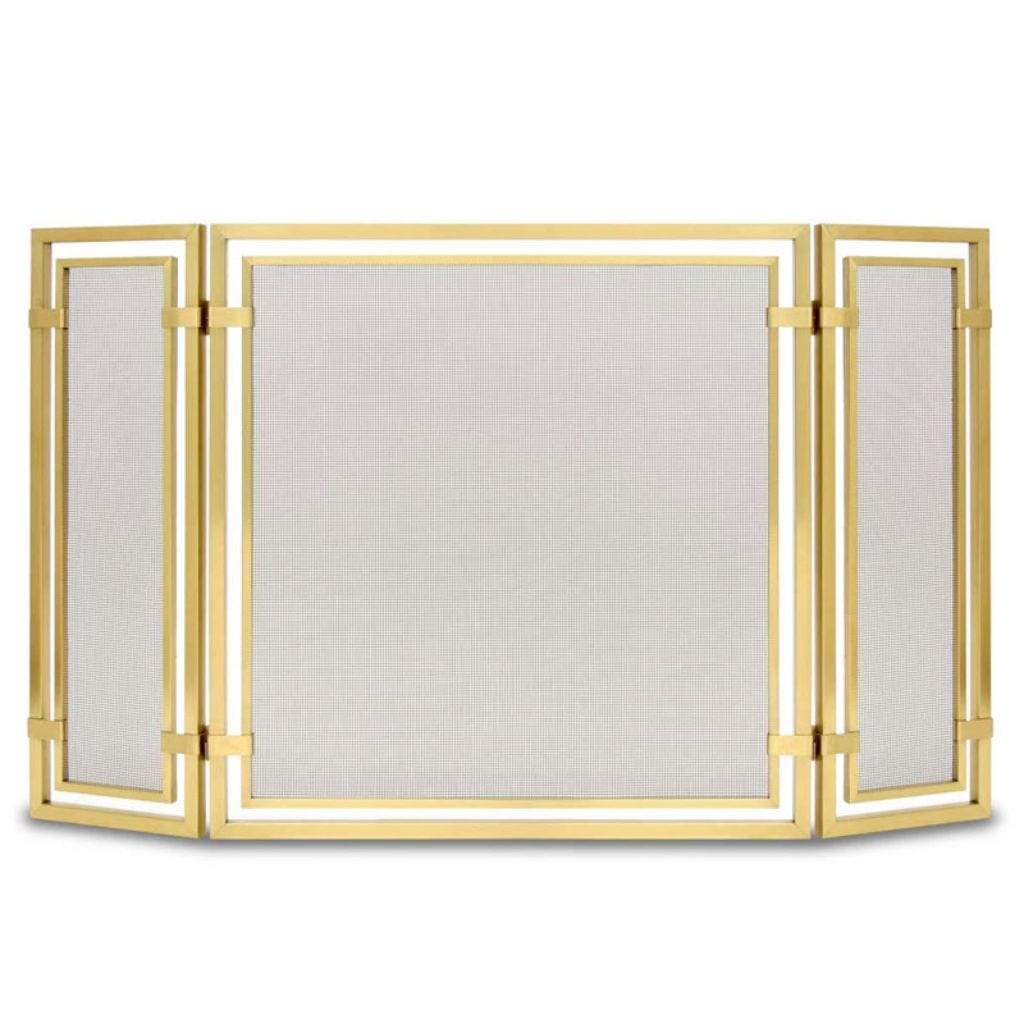 Pilgrim - 50" Burnished Brass Sinclair Tri Panel