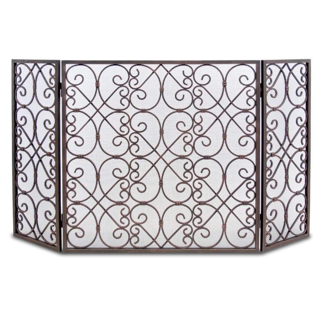Pilgrim - 52" Distressed Bronze Abington Tri Panel