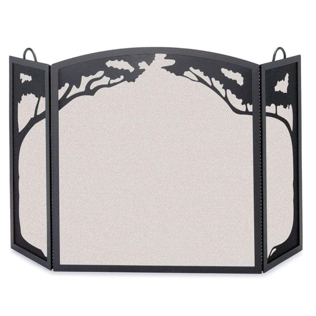 Pilgrim - 52" Matte Black Grand Oak Tri-Panel